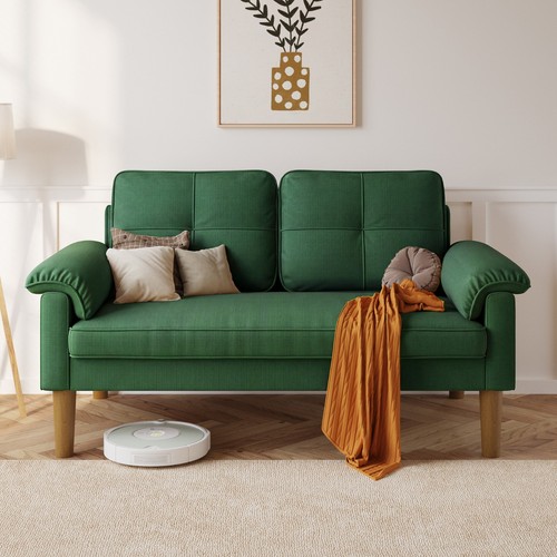 Small seater sofa - sofa, fabric