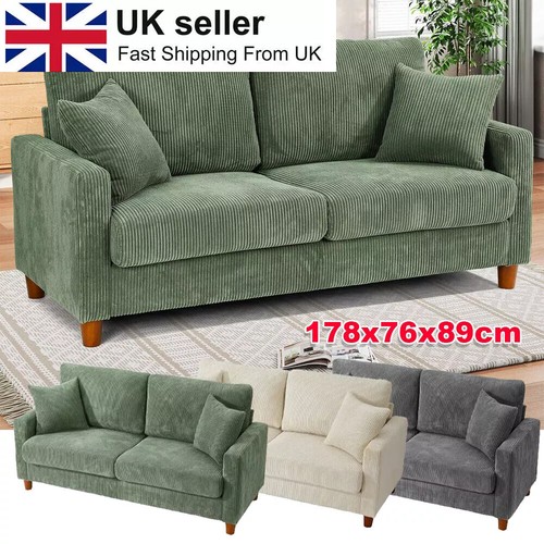 Seater corduroy sofa - 3,