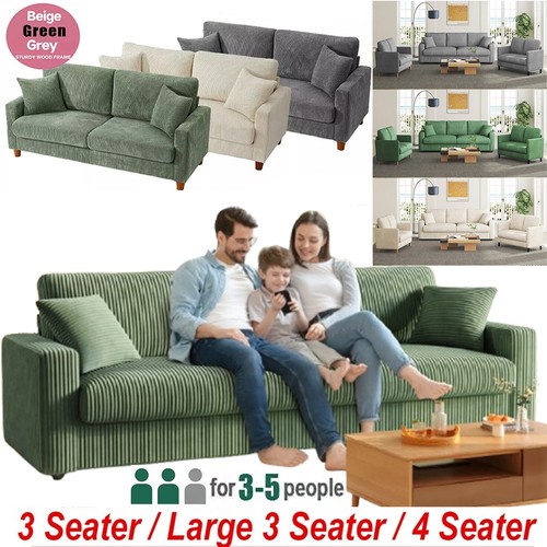Corduroy sofa seater - corduroy,