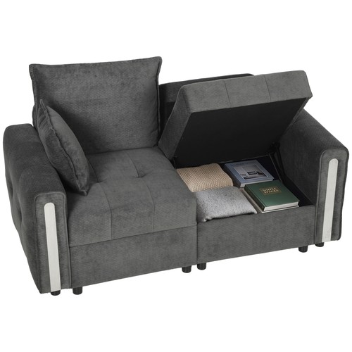 Homcom seater sofa with - homcom, 2