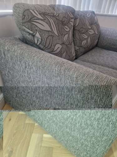 Grey sofa set - grey,