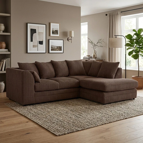 Shape sofa corner jumbo cord - sofa,