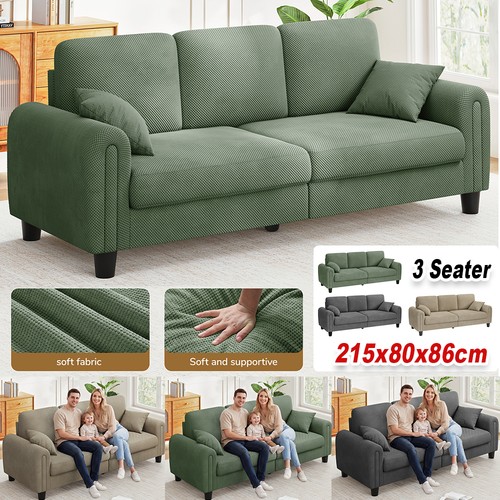 Seater waffle fabric - 3, sofa