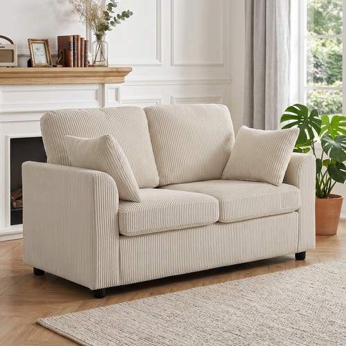 Homcom seater sofa corduroy - seater, sofa,