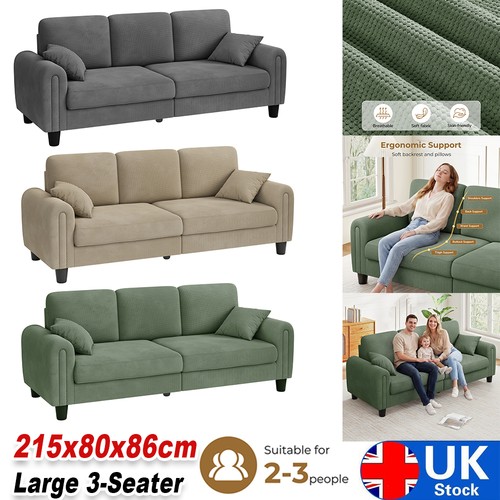 Seater waffle fabric sofa - seater,