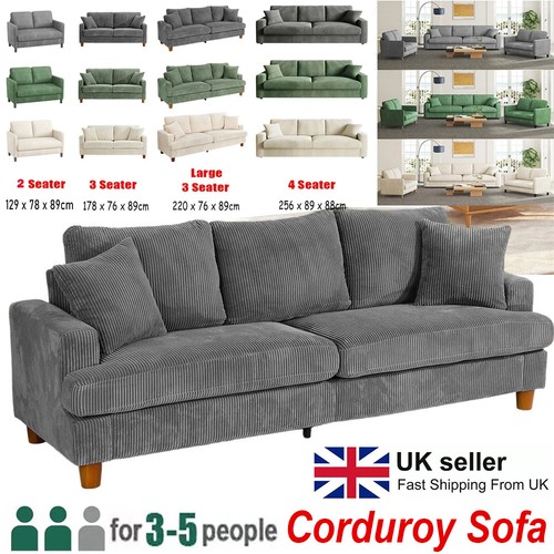 Seater corduroy sofa jumbo - corduroy,
