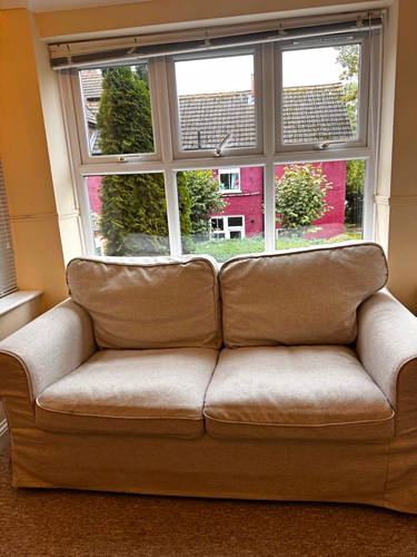 Ikea ektorp beige seater - ikea,