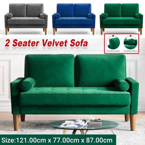 Seater velvet sofa - sofa, 2