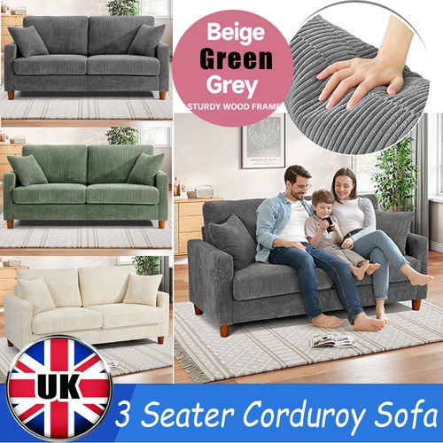 Seater corduroy sofa - seater,