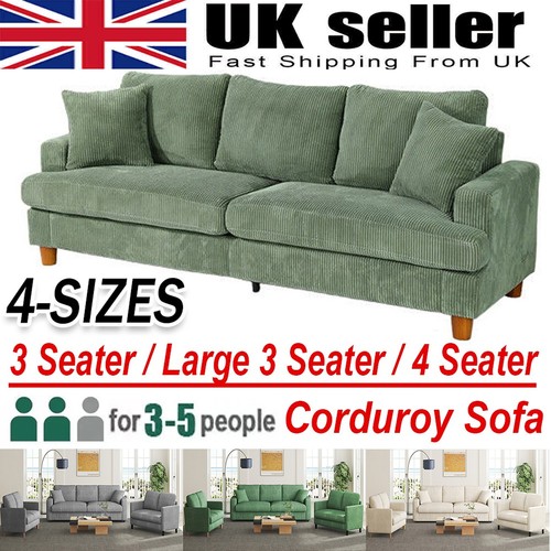 Corduroy sofa seater - sofa,