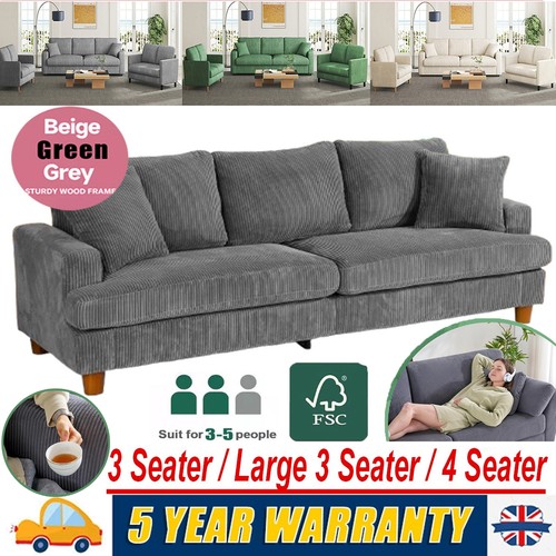 Seater corduroy sofa - 2/3/4,