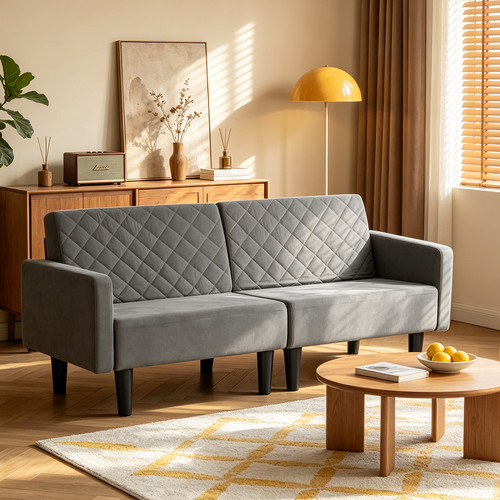 Convertible folding futon sofa - convertible,