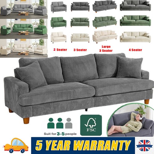 Seater corduroy sofa - 2/3/4,