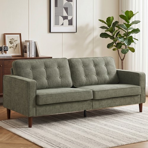 Homcom seater sofa with - 3,