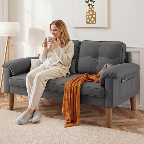 Small seater sofa fabric - small, 2