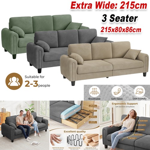 Modern waffle fabric sofa - modern,